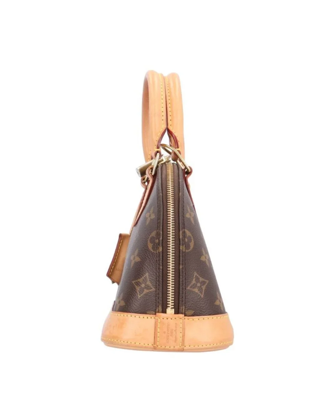 Louis Vuitton Alma BB Monogram Handbag Brown